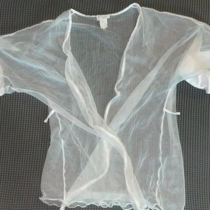 SHEER LINGERIE ROBE
